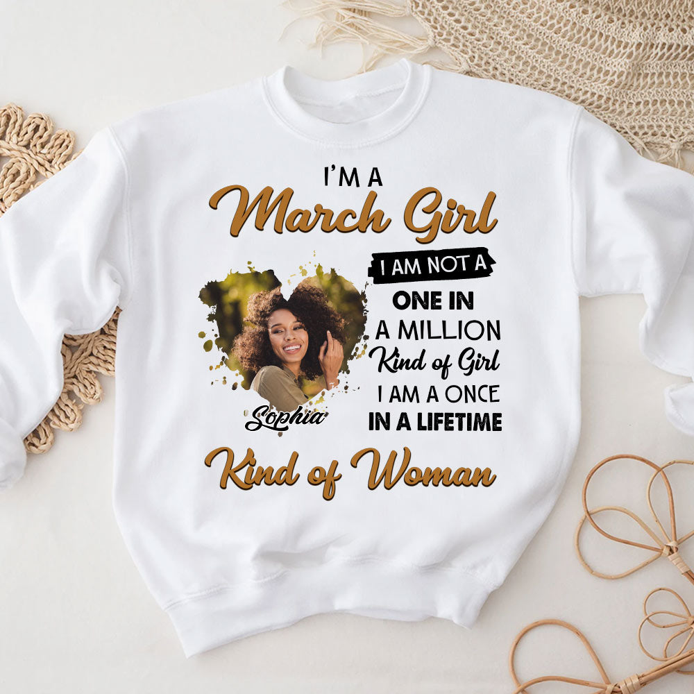 March Birthday Shirt, Custom Birthday Shirt, Queens Born In March, March Birthday Shirts For Woman, March Birthday Gifts-YPT-HCT