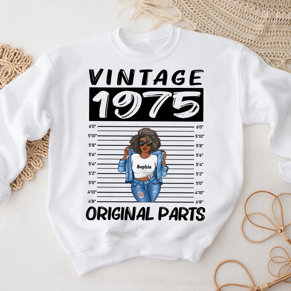 50th Birthday Shirts, Custom Birthday Shirts, Turning 50 Shirt, Gifts For Women Turning 50, 50 And Fabulous Shirt, 1975 Shirt, 50th Birthday Shirts For Her-YPT-ALK