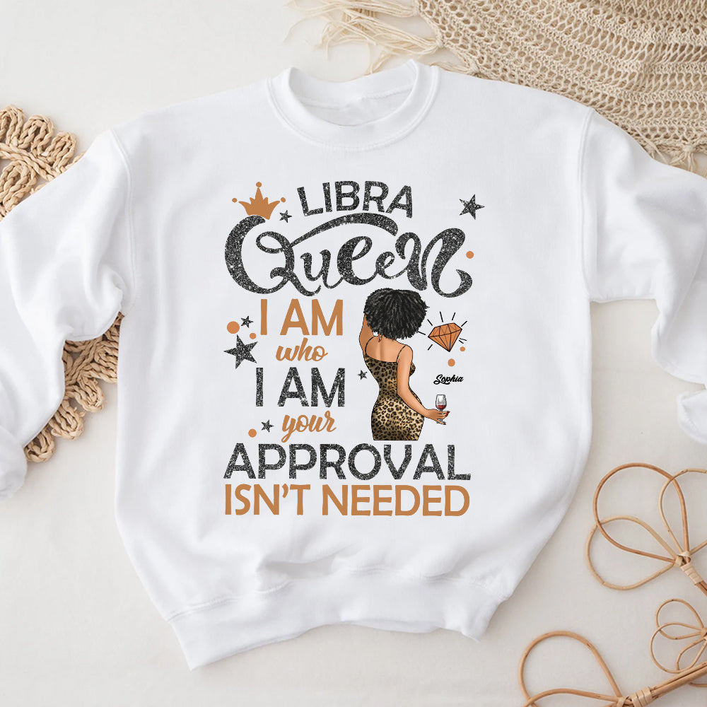 Personalized Libra Girl, Libra Birthday Shirts For Woman, Libra Birthday Month, Libra Cotton T-Shirt For Her-YPT-HCT