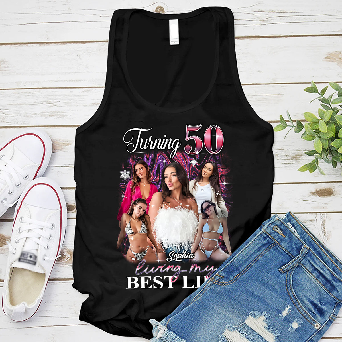 50th Birthday Shirts, Custom Birthday Shirts, Turning 50 Shirt, Gifts For Women Turning 50, 50th Birthday Shirts For Her-YPT-HMT