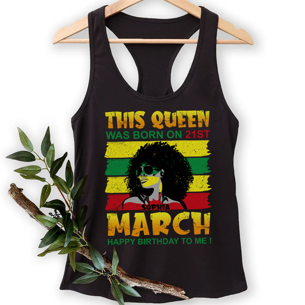 Custom Birthday Shirt, March Birthday Shirts For Woman, March Birthday Gifts