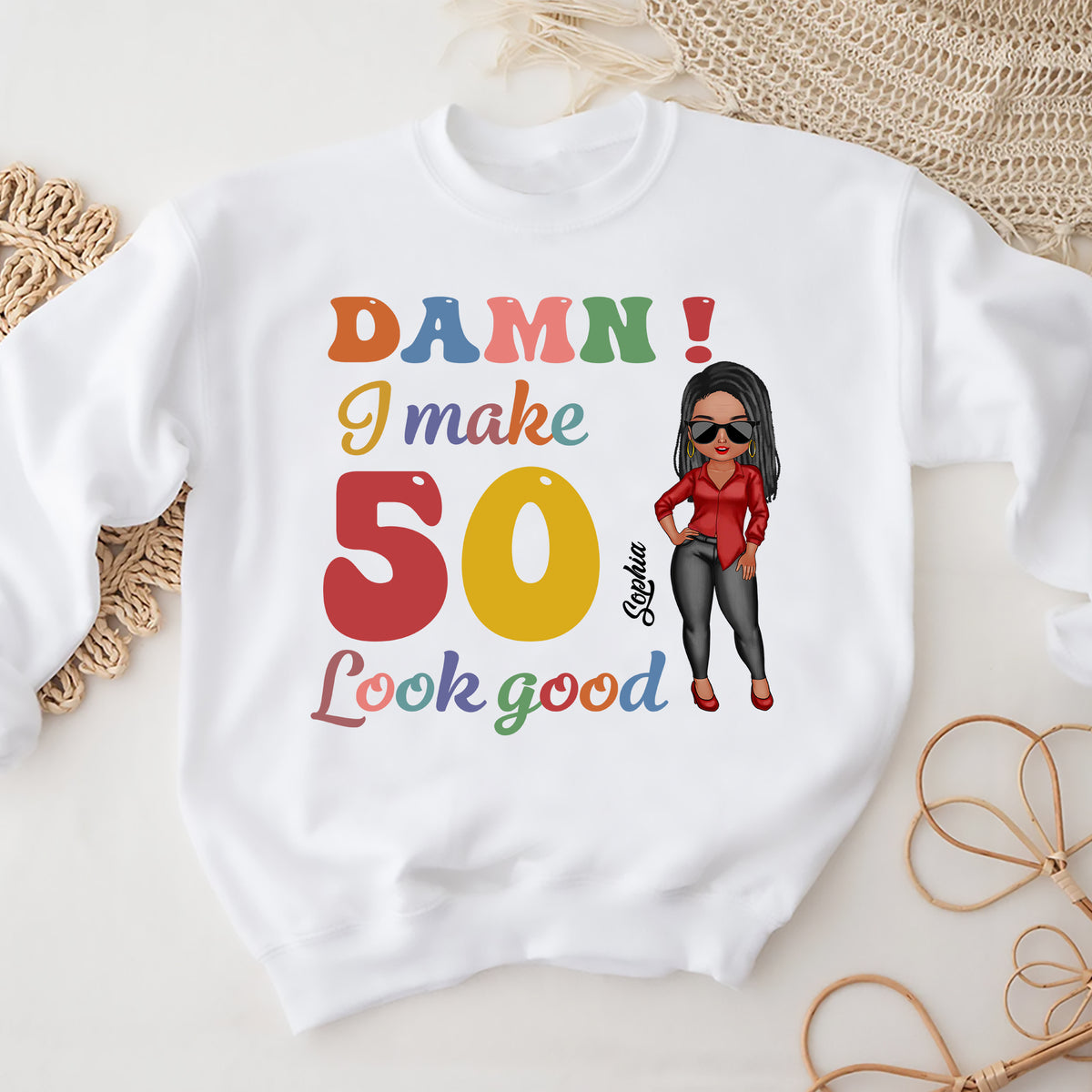 50th Birthday Shirts, Custom Birthday Shirts, Turning 50 Shirt, Gifts For Women Turning 50, 50 And Fabulous Shirt, 1974 Shirt - ALK