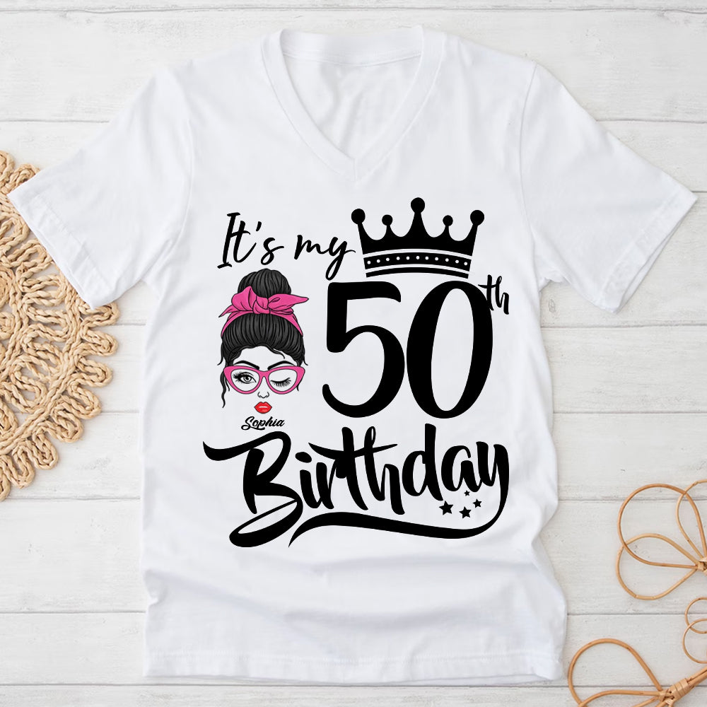 50th Birthday Shirts, Custom Birthday Shirts, Turning 50 Shirt, Gifts For Women Turning 50, 50 And Fabulous Shirt, 1974 Shirt - HCT