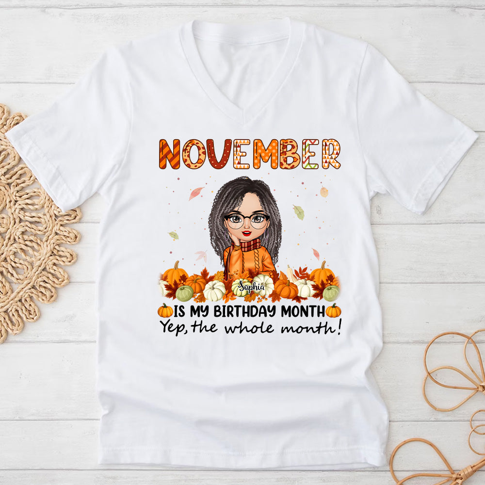 November Birthday Shirt, Custom Birthday Shirt, Queens Born In November, November Birthday Shirts For Woman, November Birthday Gifts