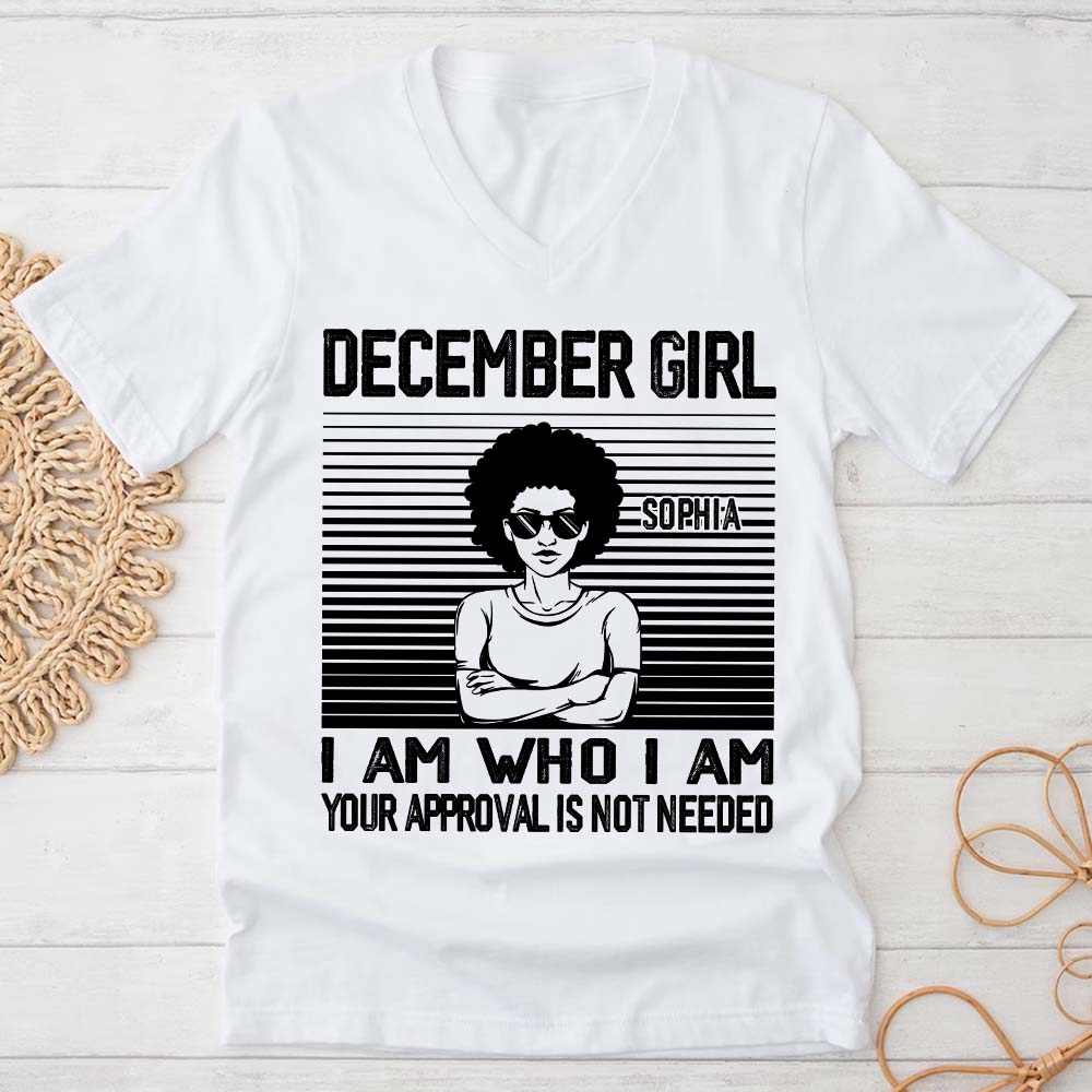 December Birthday Shirt, Custom Birthday Shirt, Queen Was Born In December, December Birthday Shirts For Woman, December Birthday Gifts