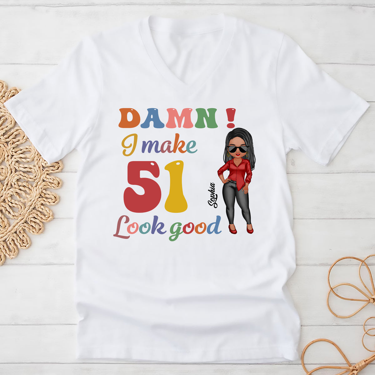 51st Birthday Shirts, Custom Birthday Shirts, Turning 51 Shirt, Gifts For Women Turning 51, 51 And Fabulous Shirt, 1973 Shirt - ALK