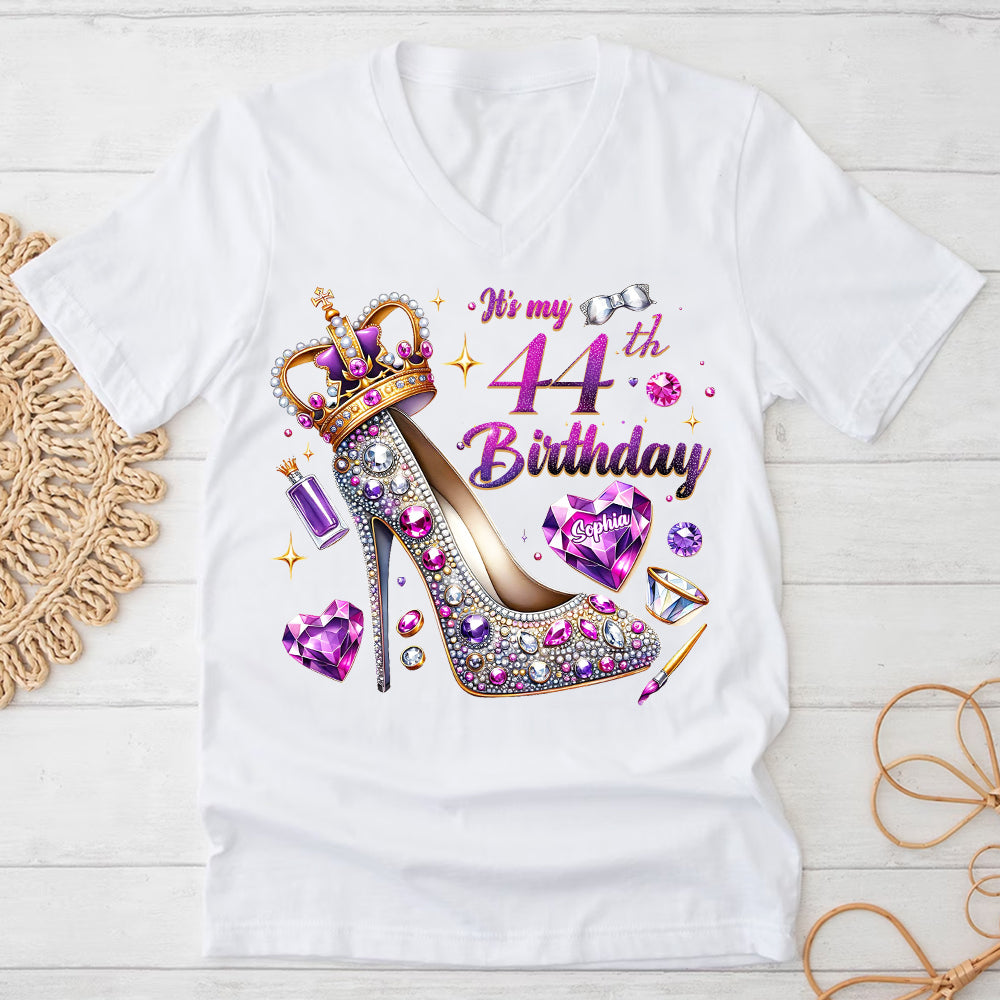 44th Birthday Shirts, Custom Birthday Shirts, Turning 44 Shirt, Gifts For Women Turning 44, 44th Birthday Shirts For Her-YPT-ALK