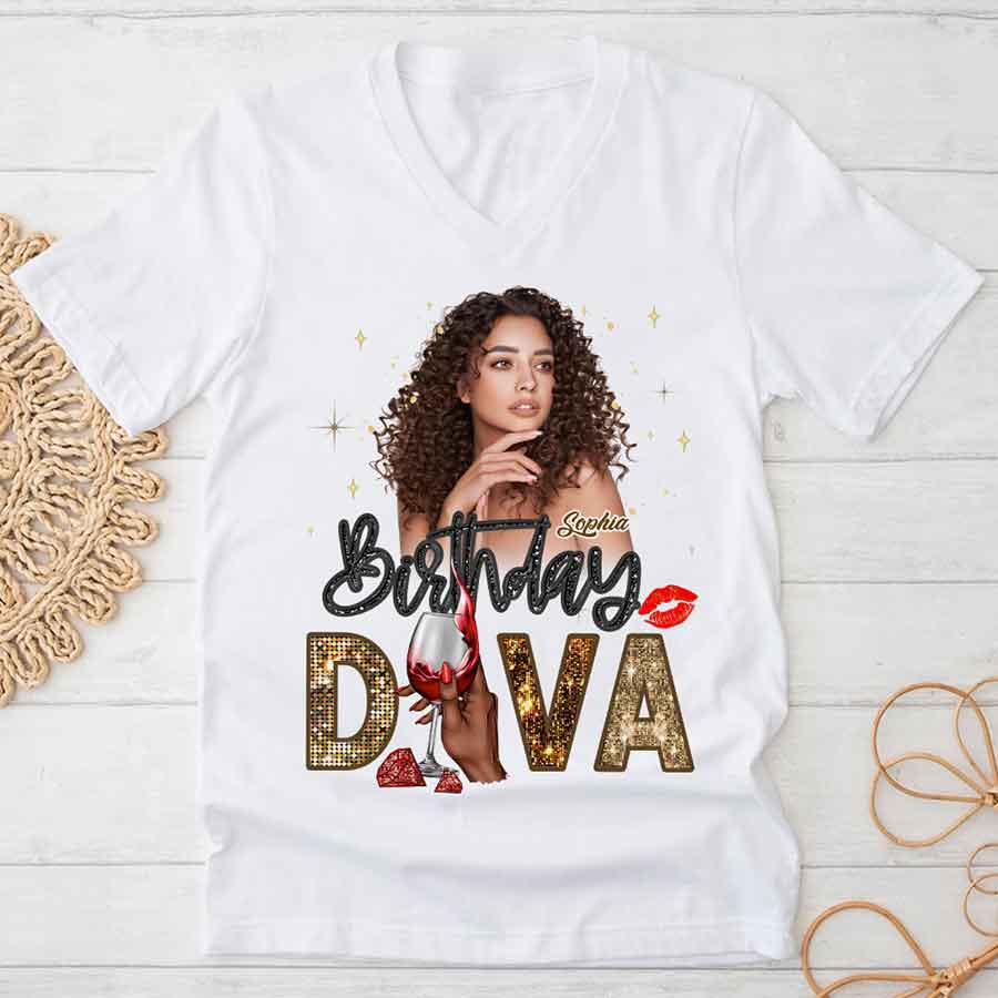 Birthday Shirts, Custom Birthday Shirts, Birthday Shirts For Black Women, Its My Birthday Shirt, Birthday Queen Shirt-YPT-HCT