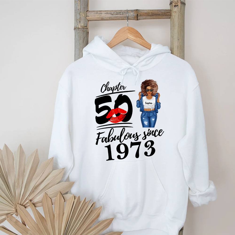 50th Birthday Shirts, Custom Birthday Shirts, Turning 50 Shirt, Gifts For Women Turning 50, 50 And Fabulous Shirt, 1973 Shirt