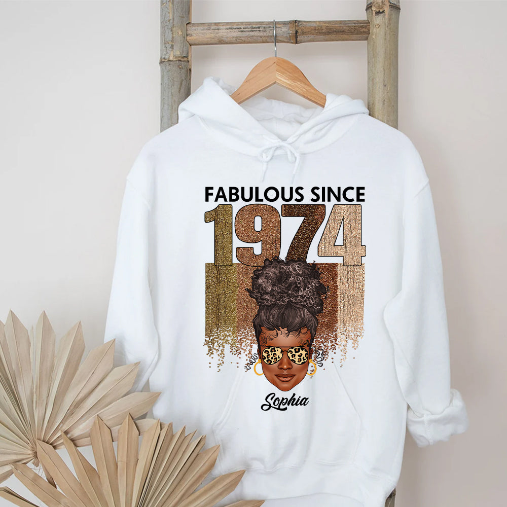 50th Birthday Shirts, Custom Birthday Shirts, Turning 50 Shirt, Gifts For Women Turning 50, 50 And Fabulous Shirt, 1974 Shirt - ALK