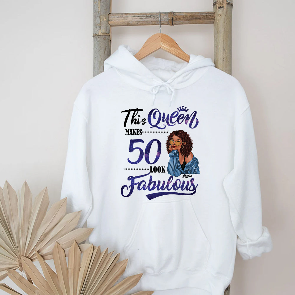 50th Birthday Shirts, Custom Birthday Shirts, Turning 50 Shirt, Gifts For Women Turning 50, 50 And Fabulous Shirt, 50th Birthday Shirts For Her-YPT-ALK