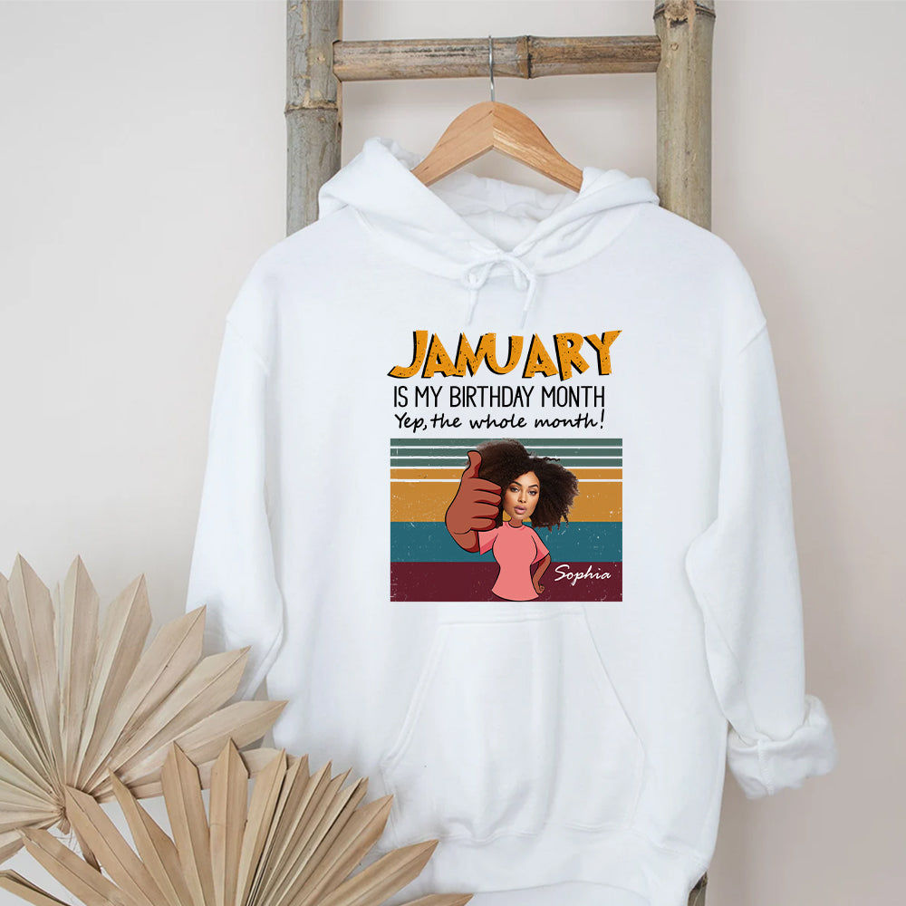 Custom January Birthday Shirt For Woman, Queens Are Born In January Gifts, January Birthday Woman Shirt, January Queen Gift