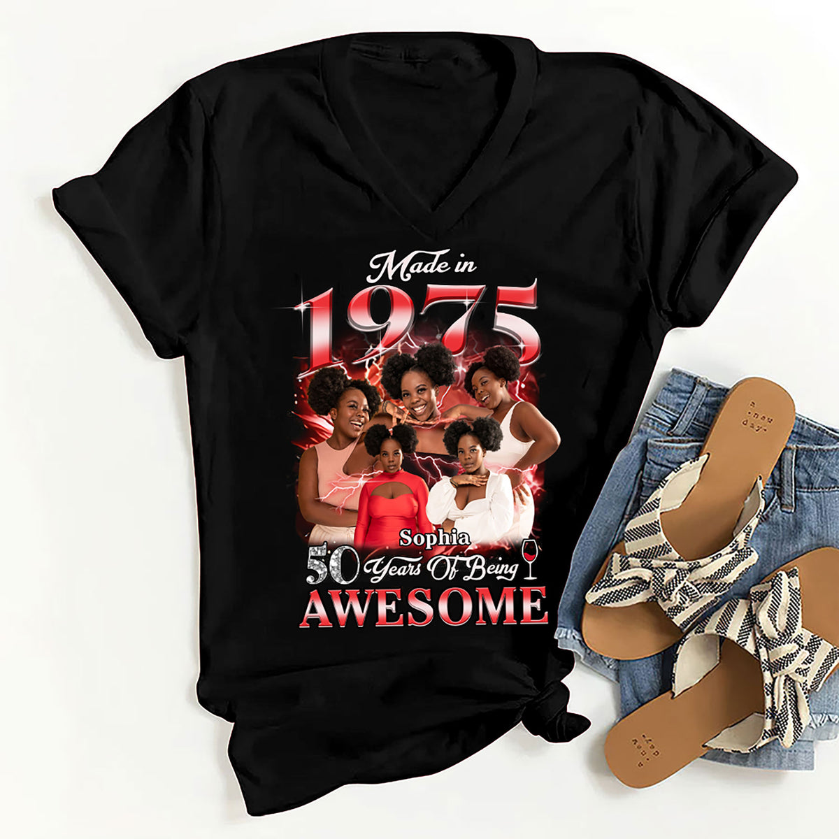 50th Birthday Shirts, Custom Birthday Shirts, Turning 50 Shirt, Gifts For Women Turning 50, 50th Birthday Shirts For Her-YPT-HMT