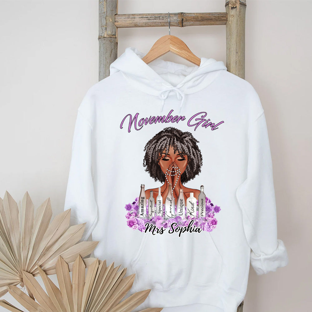 November Birthday Shirt, Custom Birthday Shirt, Queen Was Born In November, November Birthday Shirts For Woman, November Birthday Gifts