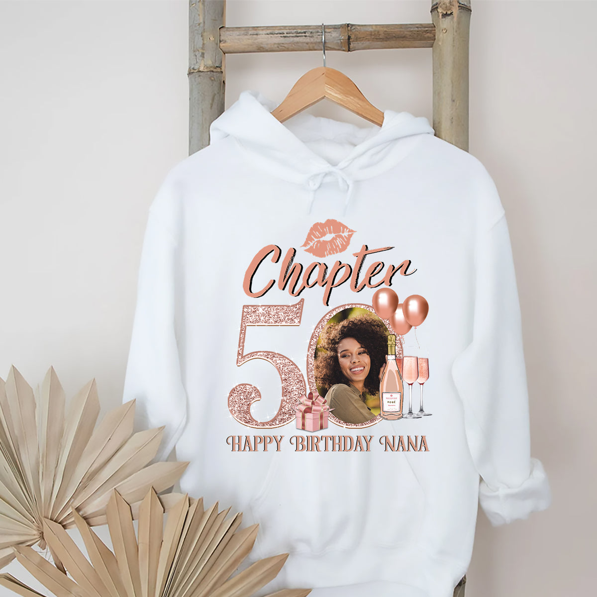 50th Birthday Shirts, Custom Photo Birthday Shirts, Turning 50 Shirt, Gifts For Women Turning 50, 50 And Fabulous Shirt, 50th Birthday Shirts For Her-YPT-ALK