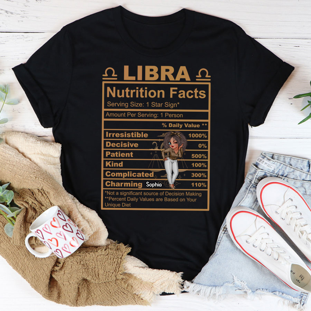 Personalized Birthday Shirts, Zodiac T Shirt, Zodiac Signs Shirt, Libra Birthday T Shirt, Custom Birthday Gifts