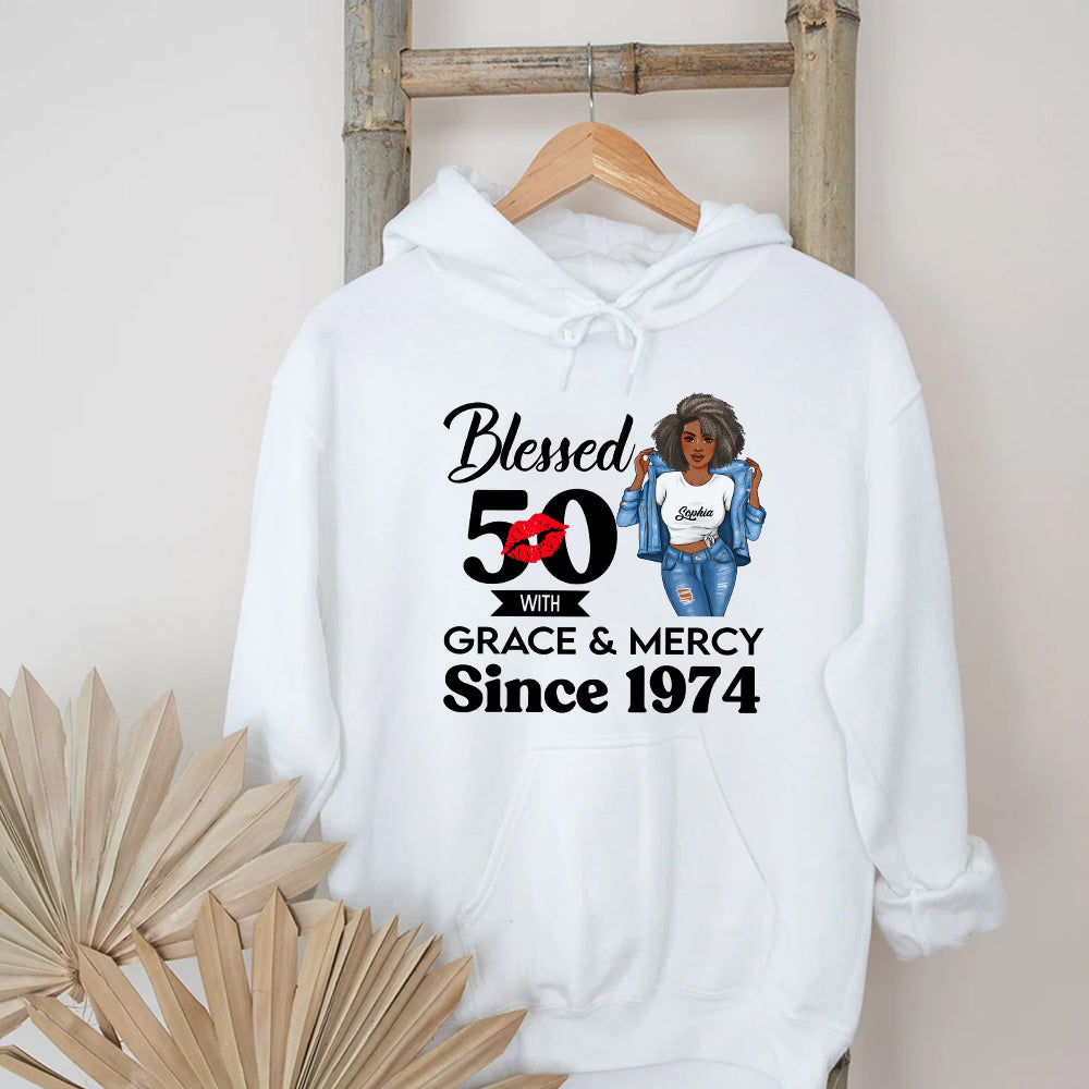 Personalized 50th birthday gifts ideas 50th birthday shirt for her back in 1974 turning 50 shirts 50th birthday t shirts for woman-YPT-HCT
