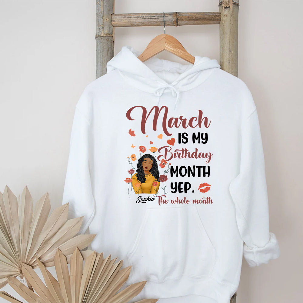 Custom Birthday Shirt, March Birthday Shirts For Woman, March Birthday Gifts