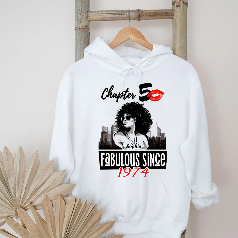 50th Birthday Shirts, Custom Birthday Shirts, Turning 50 Shirt, Gifts For Women Turning 50, 50 And Fabulous Shirt, 1974 Shirt - ALK