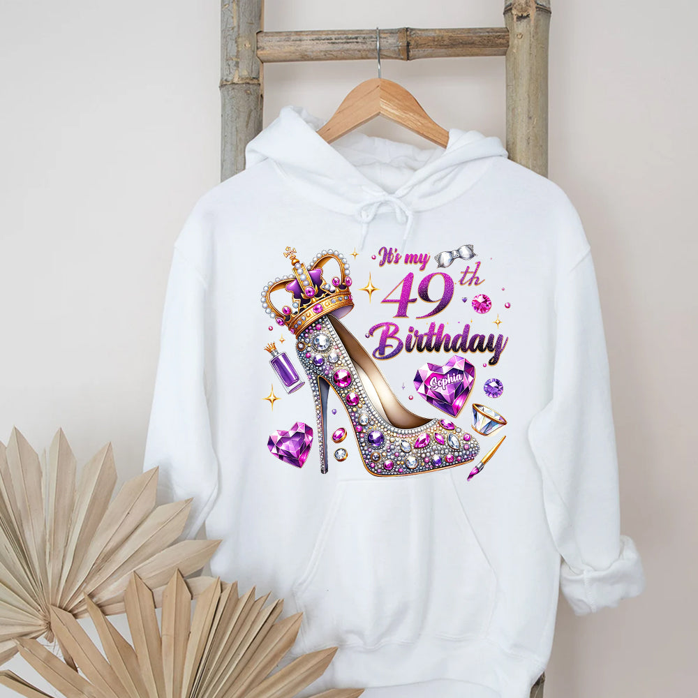 49th Birthday Shirts, Custom Birthday Shirts, Turning 49 Shirt, Gifts For Women Turning 49, 49th Birthday Shirts For Her-YPT-ALK