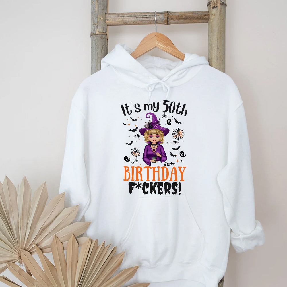 Personalized 50th Birthday Shirts, Custom Birthday Shirts, Turning 50 Shirt, Gifts For Women Turning 50, 50 And Fabulous Shirt, 50th Birthday Shirts For Her-YPT-ALK