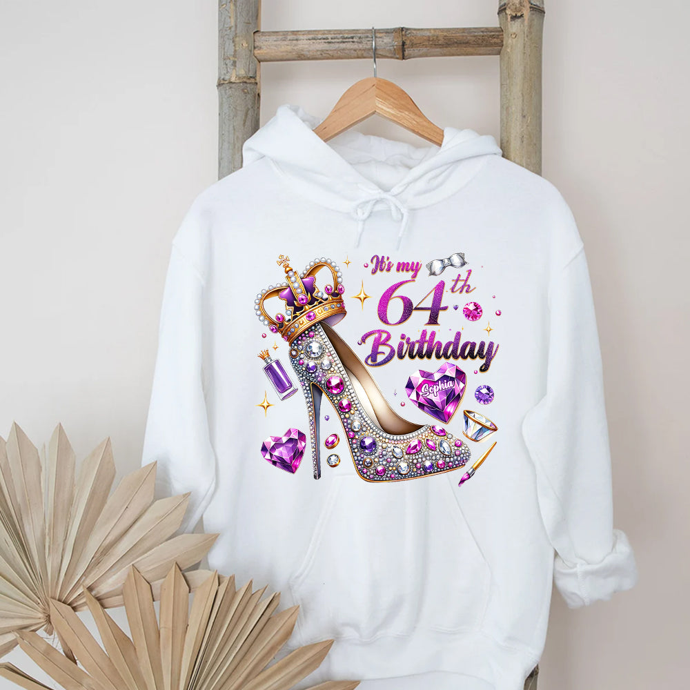 64th Birthday Shirts, Custom Birthday Shirts, Turning 64 Shirt, Gifts For Women Turning 64, 64th Birthday Shirts For Her-YPT-ALK