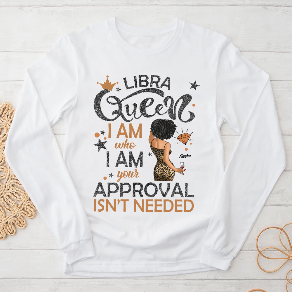 Personalized Libra Girl, Libra Birthday Shirts For Woman, Libra Birthday Month, Libra Cotton T-Shirt For Her-YPT-HCT