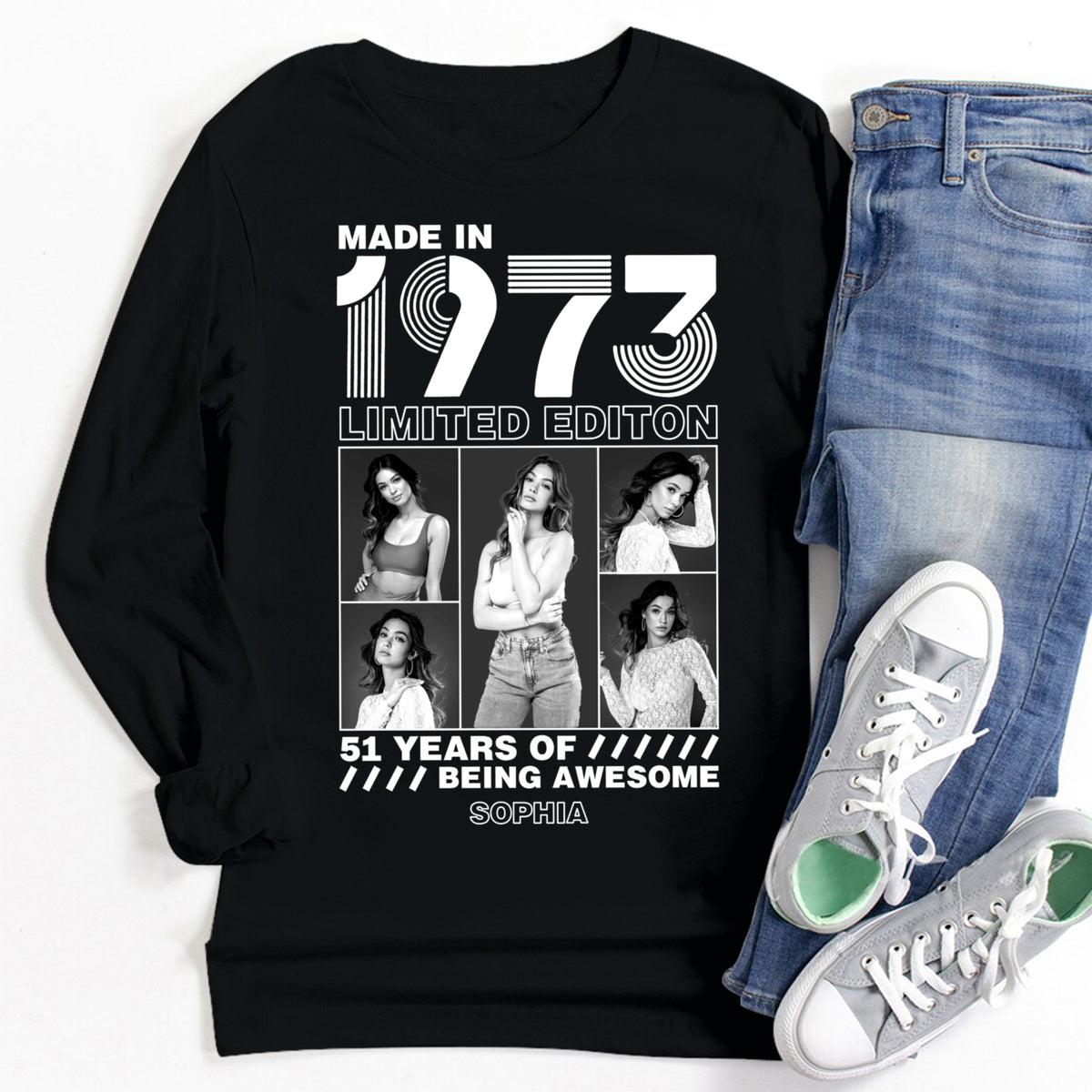 51st Birthday Shirts, Custom Birthday Shirts, Turning 51 Shirt, Gifts For Women Turning 51, 51 And Fabulous Shirt -YPT-TLT