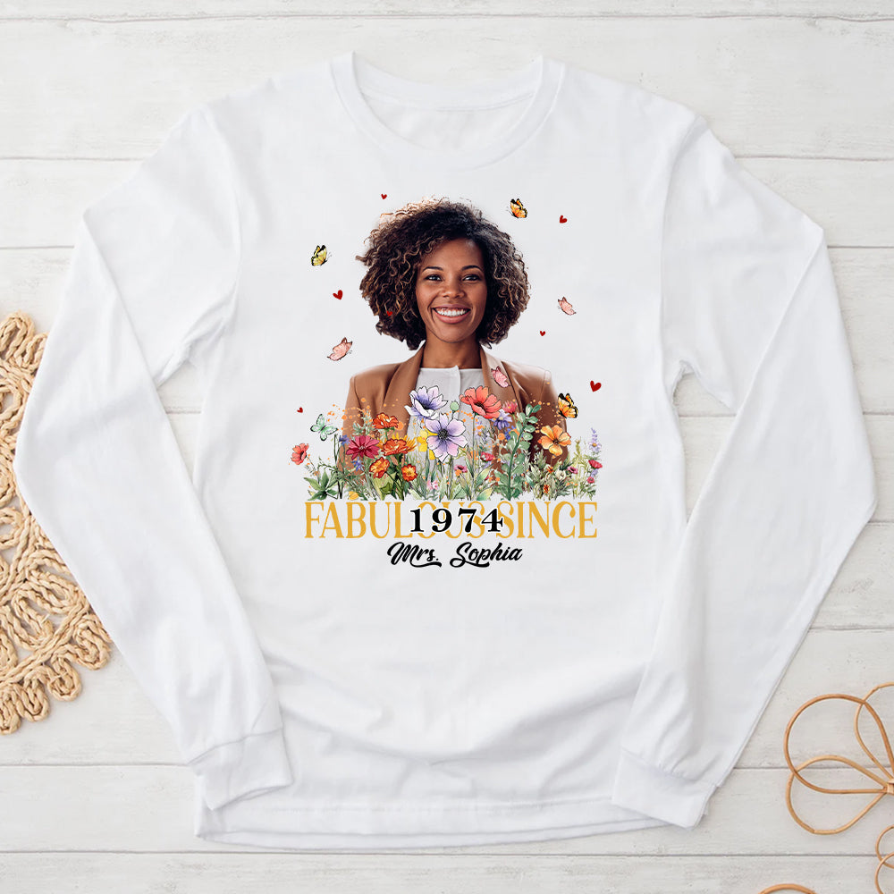 50th Birthday Shirts, Custom Birthday Shirts, Turning 50 Shirt, Gifts For Women Turning 50, 50 And Fabulous Shirt, 1974 Shirt - ALK