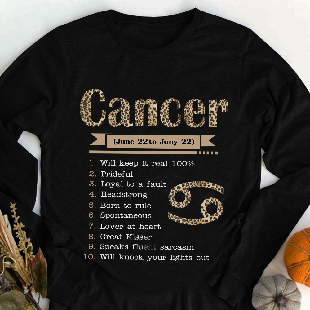 Cancer Girl, Cancer Birthday Shirts For Woman, Cancer Birthday Month, Cancer Cotton T-Shirt For Her