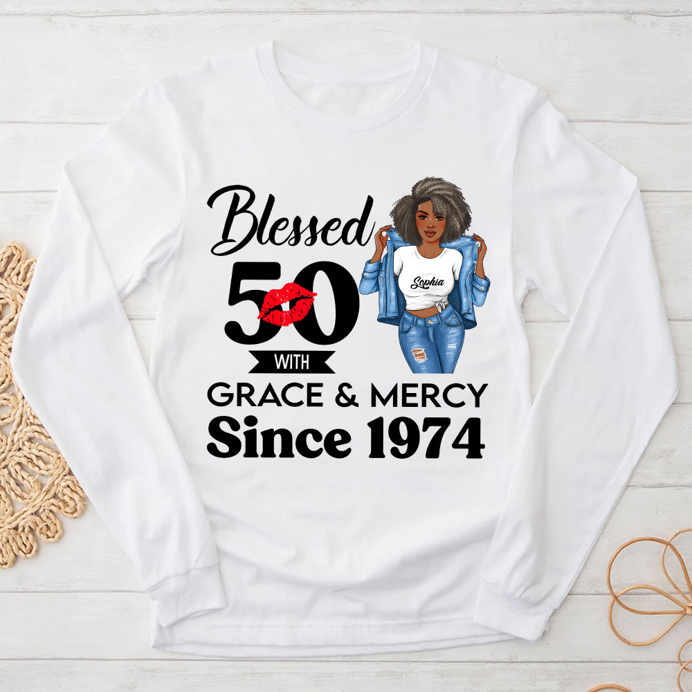 Personalized 50th birthday gifts ideas 50th birthday shirt for her back in 1974 turning 50 shirts 50th birthday t shirts for woman-YPT-HCT