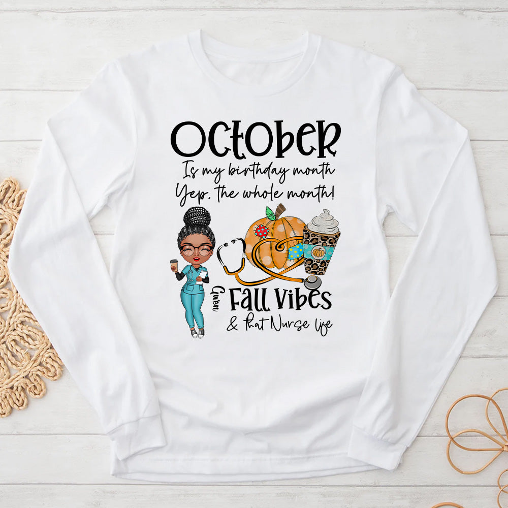 October Birthday Shirt, Custom Birthday Shirt, Queens Are Born In October Birthday Shirts For Woman