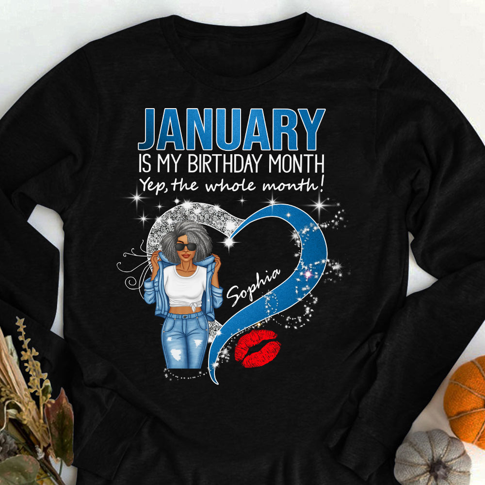 January Birthday Shirt, Custom Birthday Shirt, Queens Are Born In January, January Birthday Shirts For Woman, January Birthday Gifts