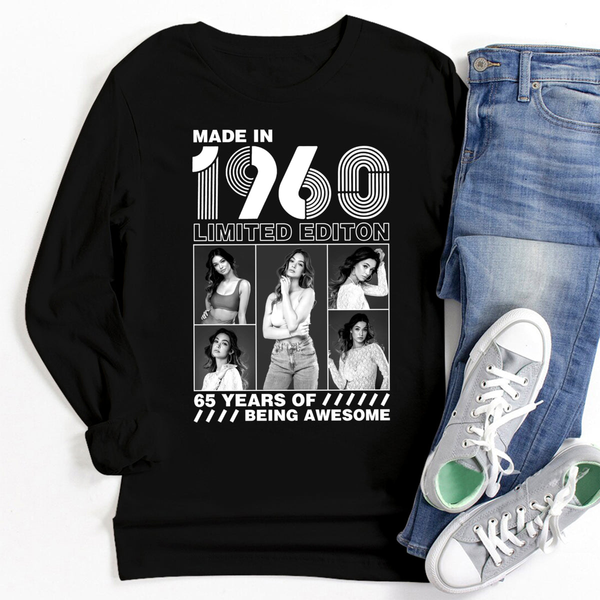 65th Birthday Shirts, Custom Birthday Shirts, Turning 65 Shirt, Gifts For Women Turning 65, 65 And Fabulous Shirt -YPT-TLT