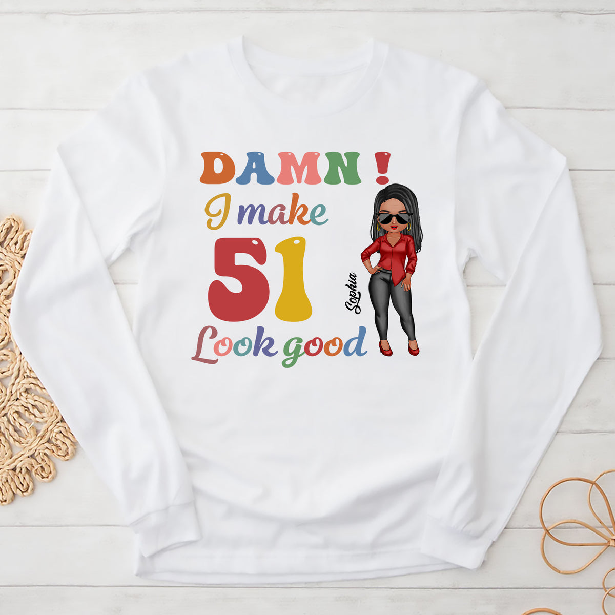51st Birthday Shirts, Custom Birthday Shirts, Turning 51 Shirt, Gifts For Women Turning 51, 51 And Fabulous Shirt, 1973 Shirt - ALK