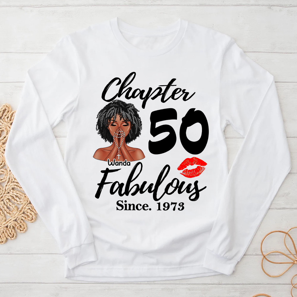 50th Birthday Shirts, Custom Birthday Shirts, Turning 50 Shirt, Gifts For Women Turning 50, 50 And Fabulous Shirt, 1973 Shirt, 50th Birthday Shirts For Her