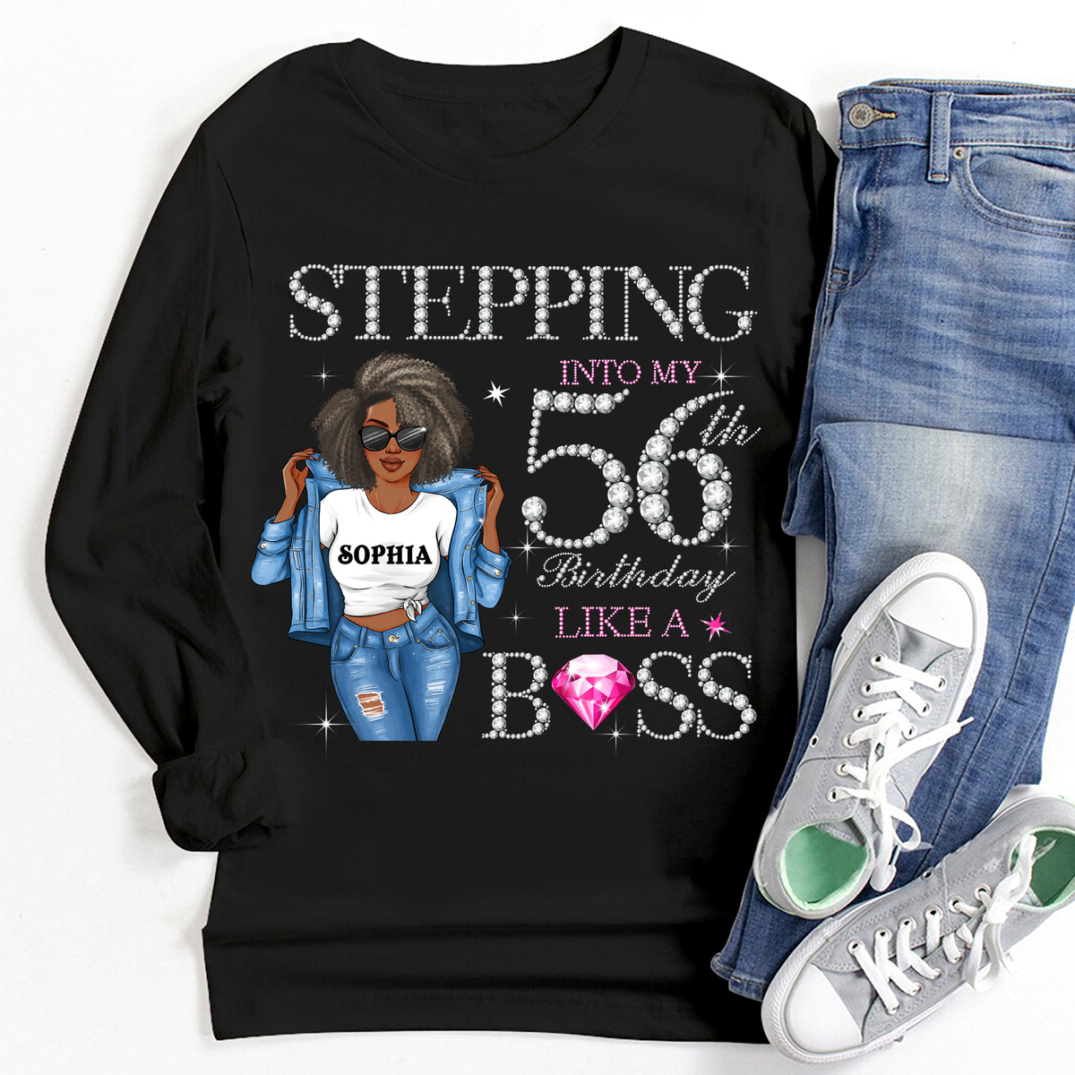 Chapter 56, Fabulous Since 1969 56th Birthday Unique T Shirt For Woman, Custom Birthday Shirt, Her Gifts For 56 Years Old , Turning 56 Birthday Cotton Shirt-YPT-HMT