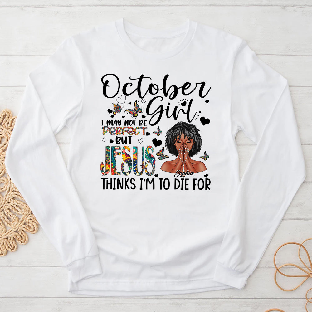 Personalized October Birthday Shirt, Custom Birthday Shirt, Queens are Born In October, October Birthday Shirts For Woman, October Birthday Gifts-YPT-ALK