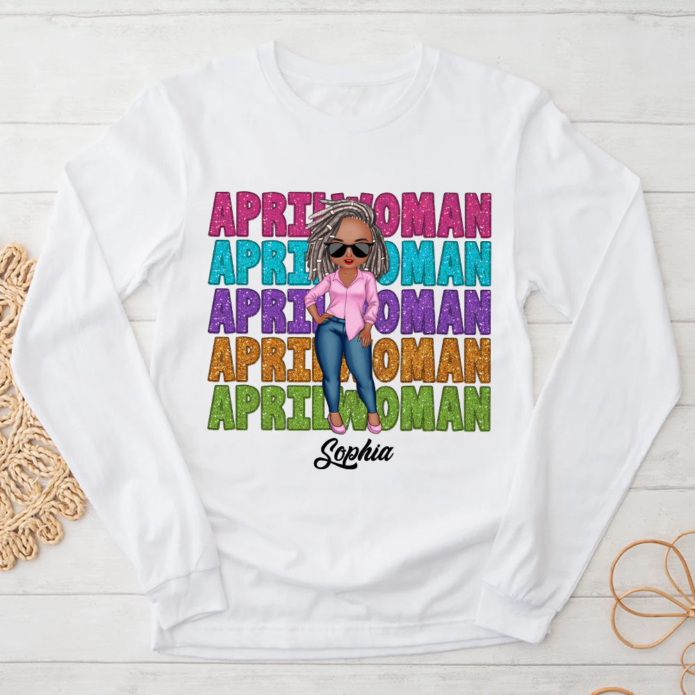 April Birthday Shirts, Custom Birthday Shirts, Gifts For April Women-HCT