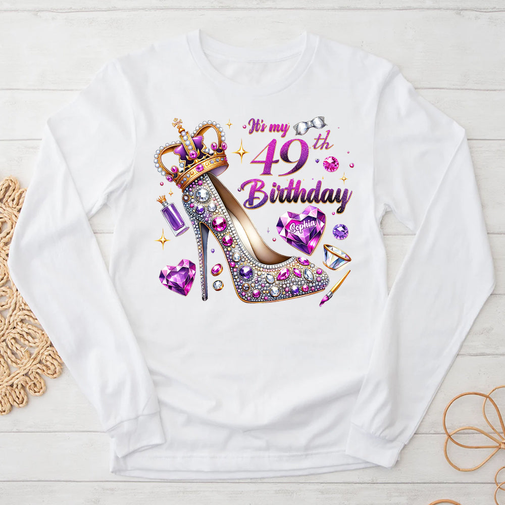 49th Birthday Shirts, Custom Birthday Shirts, Turning 49 Shirt, Gifts For Women Turning 49, 49th Birthday Shirts For Her-YPT-ALK