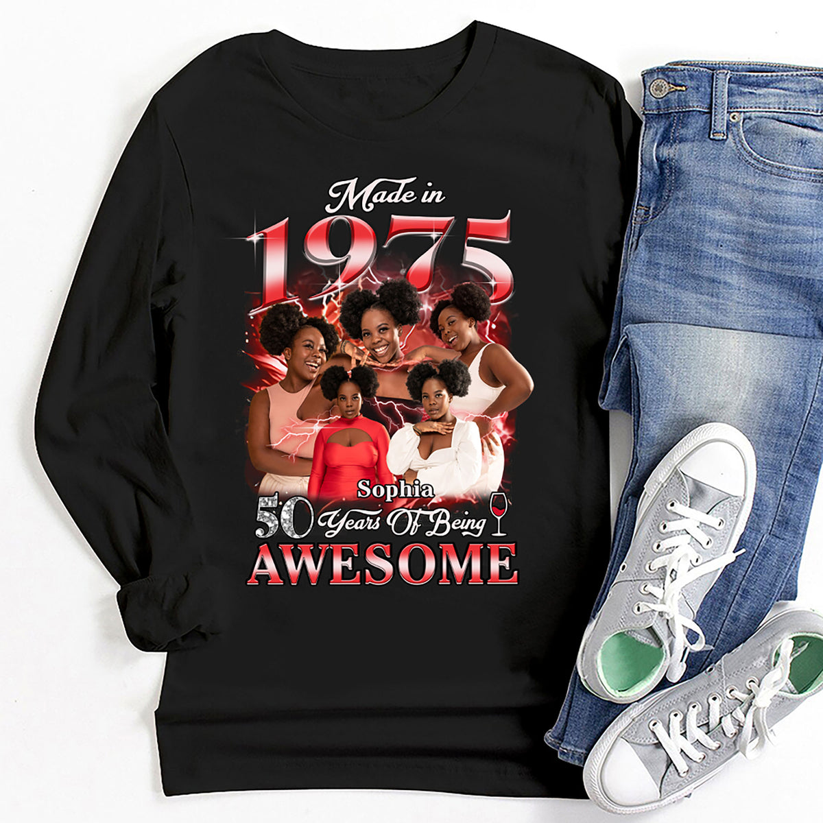 50th Birthday Shirts, Custom Birthday Shirts, Turning 50 Shirt, Gifts For Women Turning 50, 50th Birthday Shirts For Her-YPT-HMT