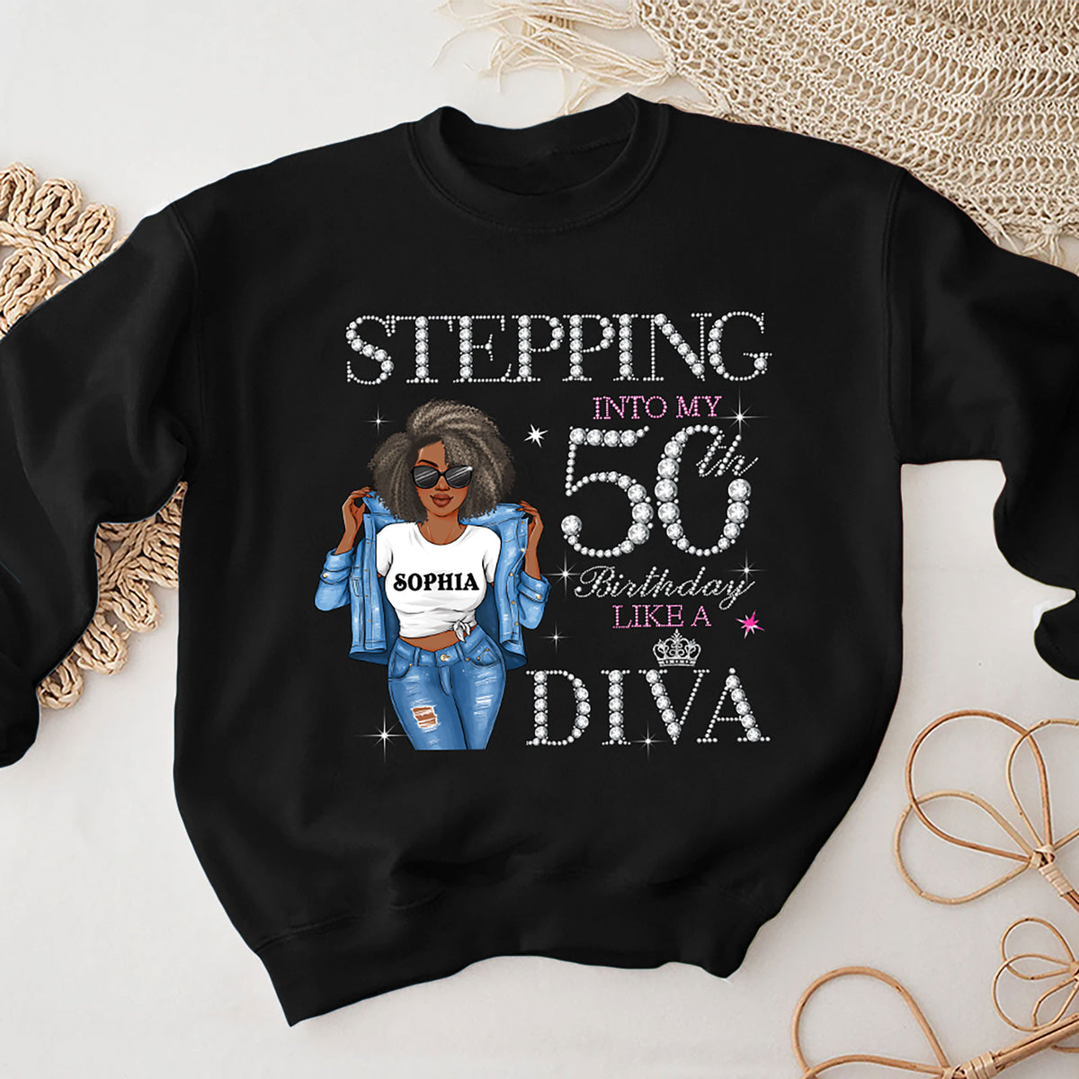 Personalized 50th Birthday Shirts, Custom Birthday Shirts, Turning 50 Shirt, Gifts For Women Turning 50, 50th Birthday Shirts For Her-YPT-HMT