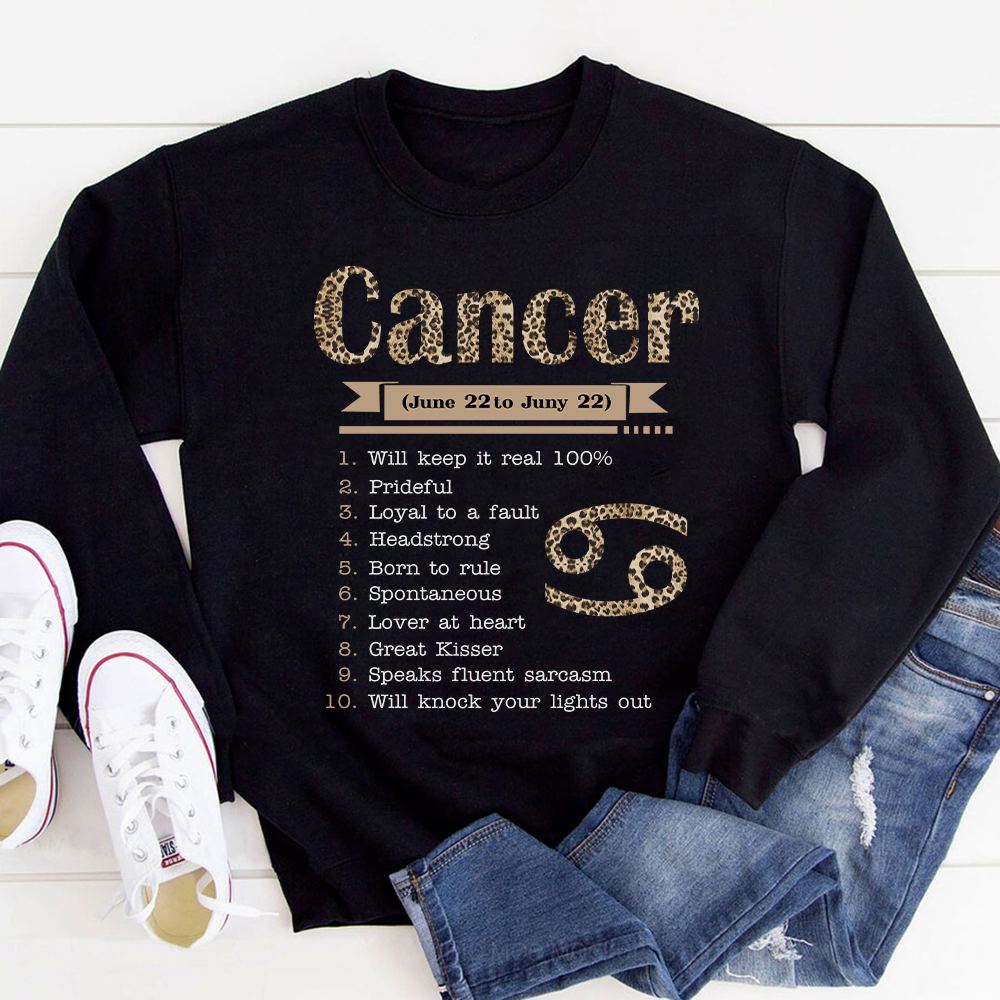 Cancer Girl, Cancer Birthday Shirts For Woman, Cancer Birthday Month, Cancer Cotton T-Shirt For Her