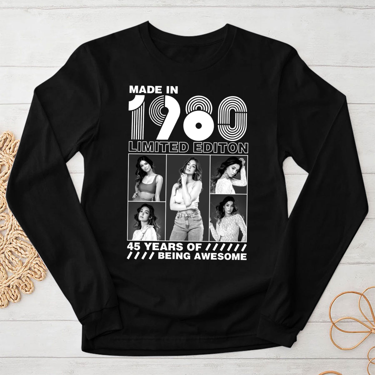 45th Birthday Shirts, Custom Birthday Shirts, Turning 45 Shirt, Gifts For Women Turning 45, 45 And Fabulous Shirt -YPT-TLT