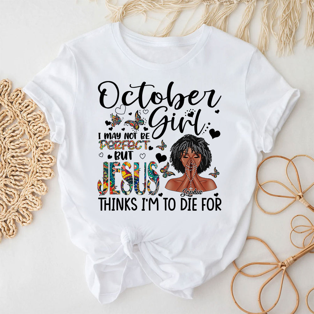 Personalized October Birthday Shirt, Custom Birthday Shirt, Queens are Born In October, October Birthday Shirts For Woman, October Birthday Gifts-YPT-ALK