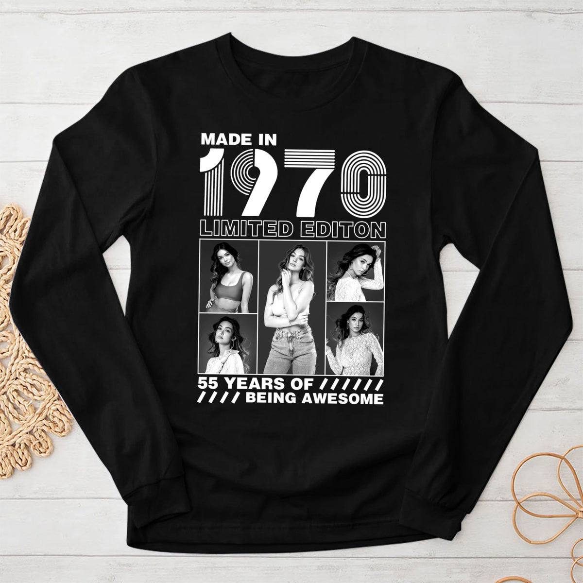 55th Birthday Shirts, Custom Birthday Shirts, Turning 55 Shirt, Gifts For Women Turning 55, 55 And Fabulous Shirt -YPT-TLT