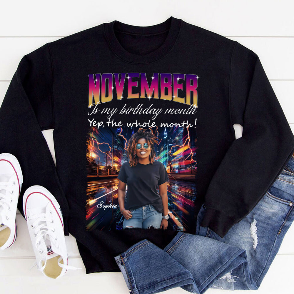 November Birthday Shirt, Custom Birthday Shirt, Queens Born In November, November Birthday Shirts For Woman, November Birthday Gifts