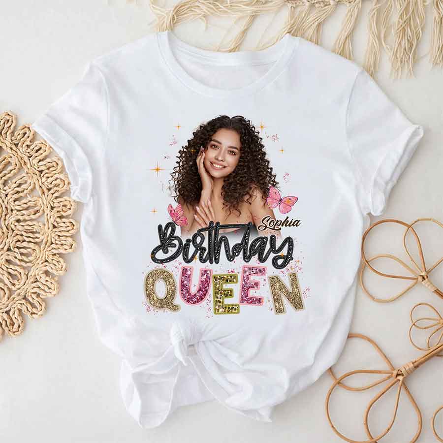 Birthday Shirts, Custom Birthday Shirts, Birthday Shirts For Black Women, Its My Birthday Shirt, Birthday Queen Shirt-YPT-HCT