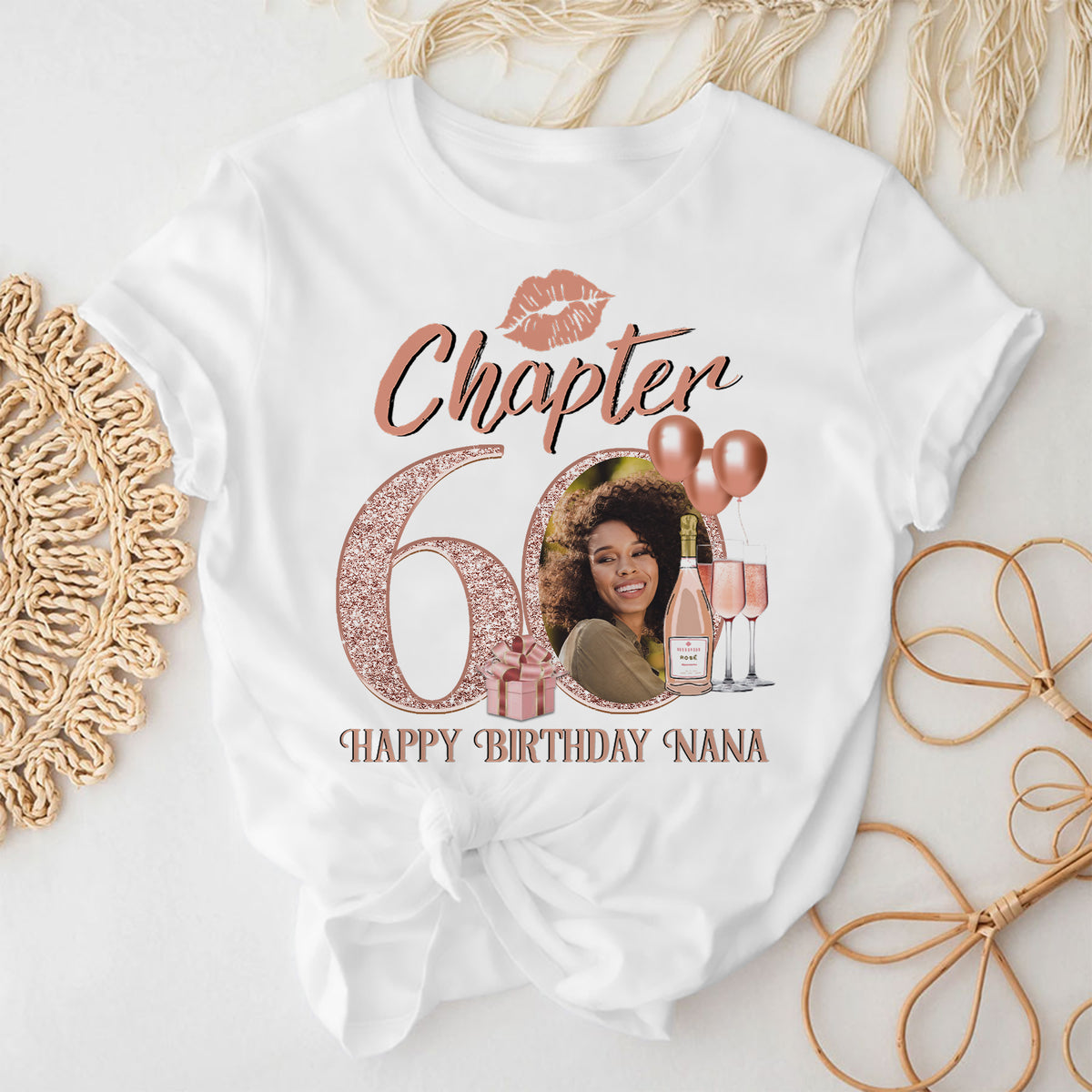 60th Birthday Shirts, Custom Birthday Shirts, Turning 60 Shirt, Gifts For Women Turning 60, 60 And Fabulous Shirt, 60th Birthday Shirts For Her-YPT-ALK