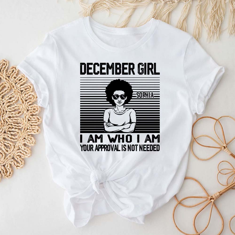 December Birthday Shirt, Custom Birthday Shirt, Queen Was Born In December, December Birthday Shirts For Woman, December Birthday Gifts